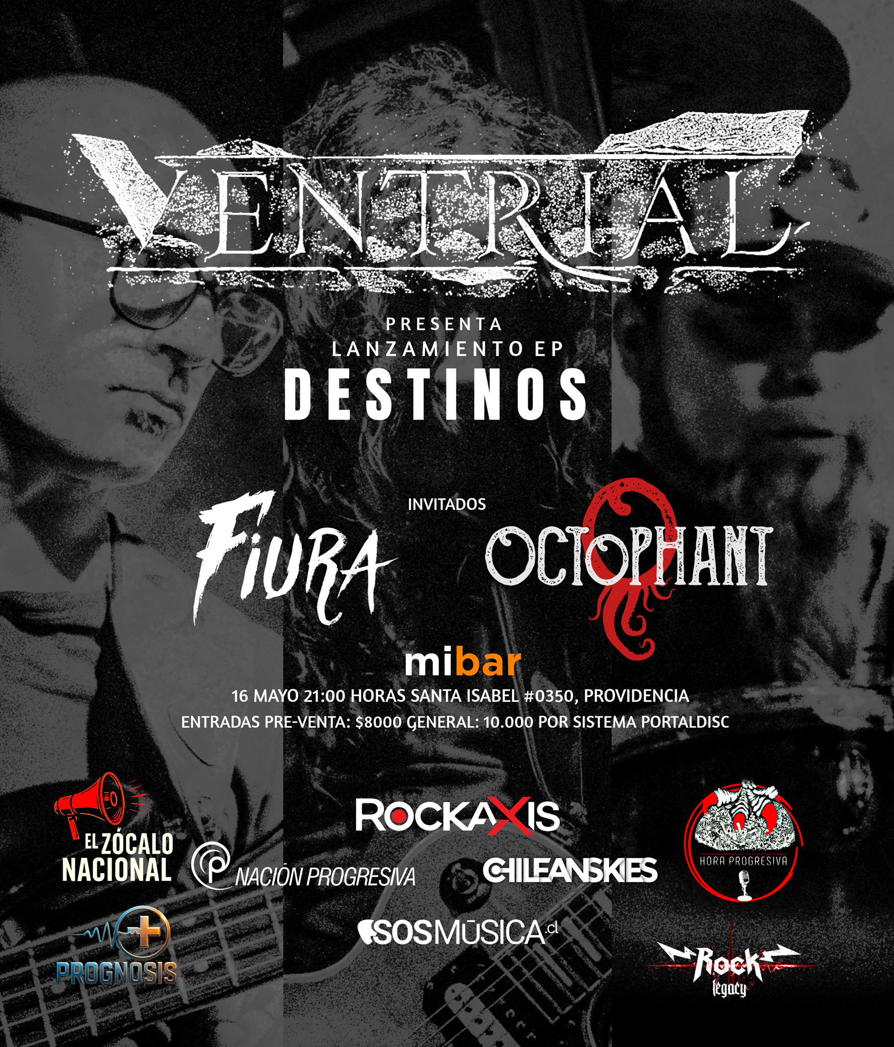 Ventrial presentará ''Destinos'' en vivo